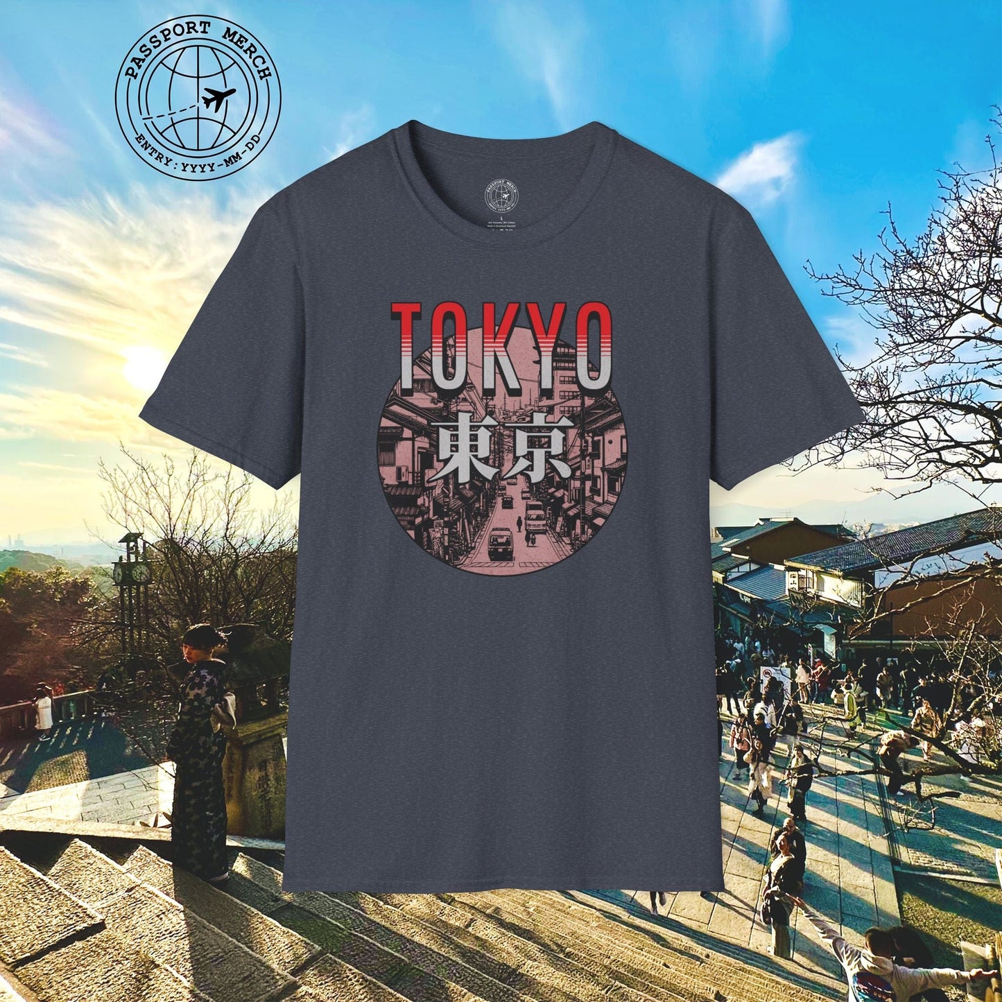 Vintage Streets of Tokyo Japan T-Shirt