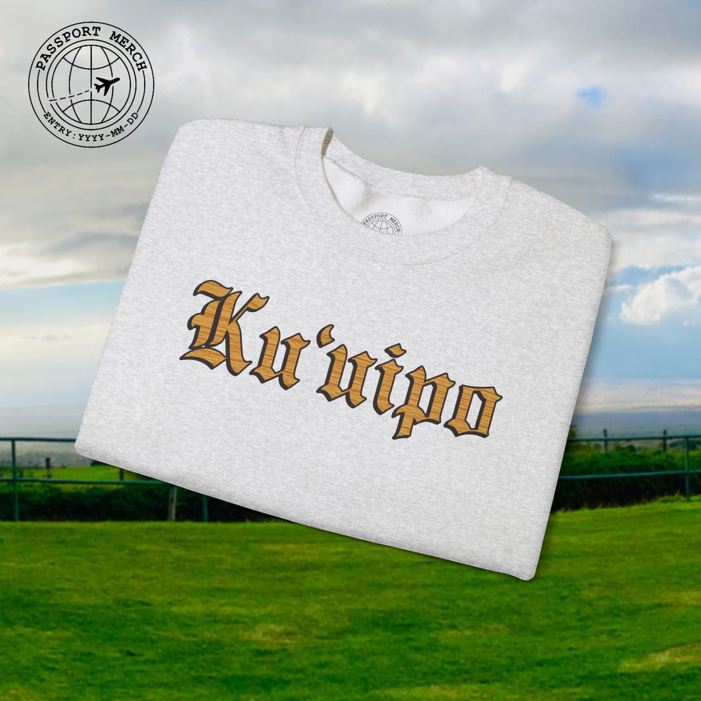 Koa Wood Ku'uipo (Hawaiian Jewelry Style) Crewneck