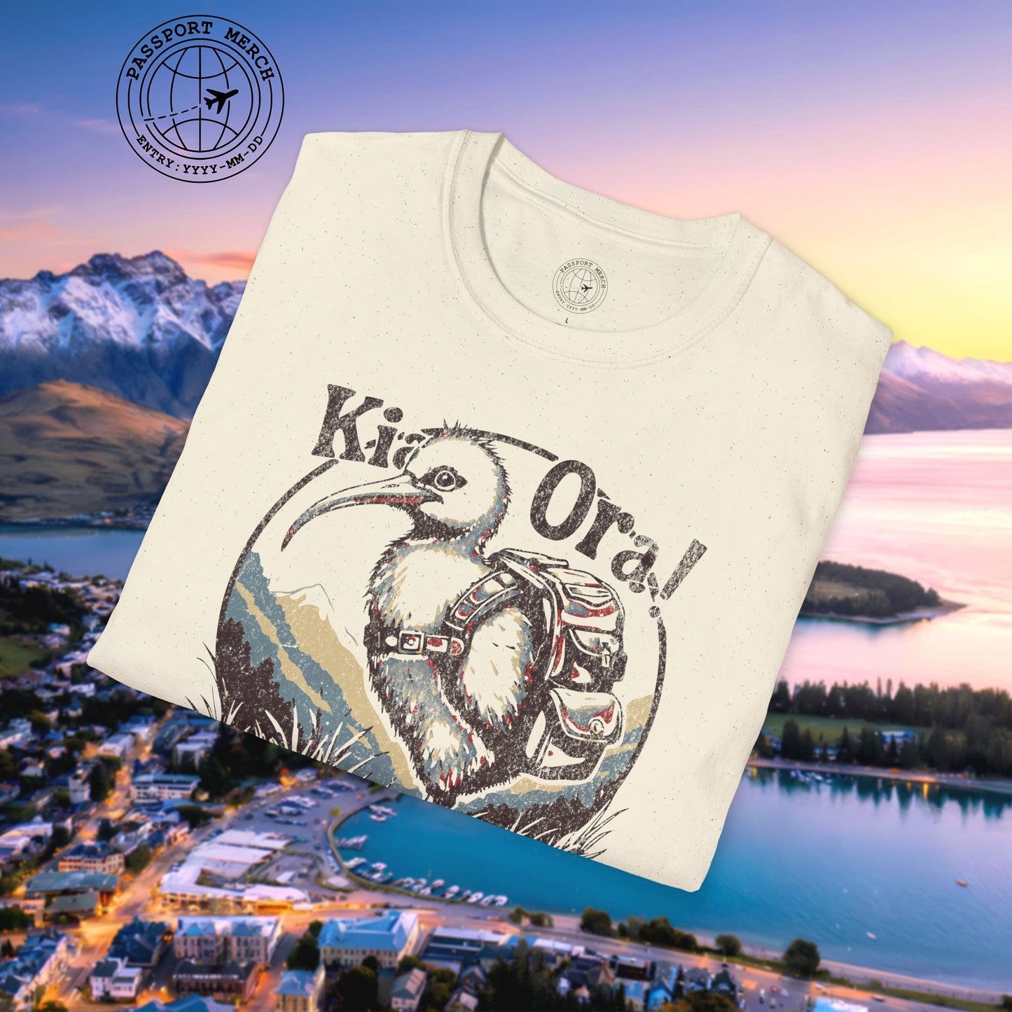 Kia Ora Kiwi, New Zealand T-Shirt