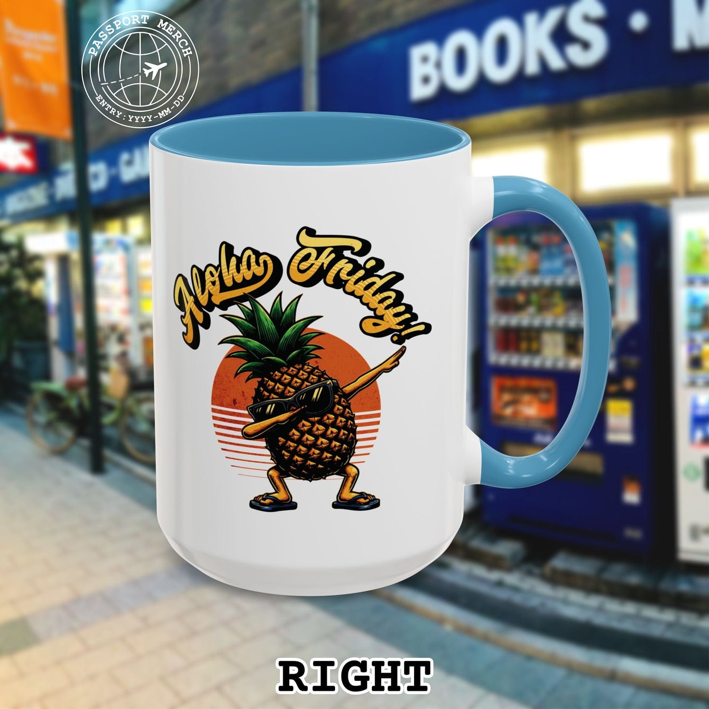 Aloha Friday Dabbing Pineapple Hawaii 15oz Mug