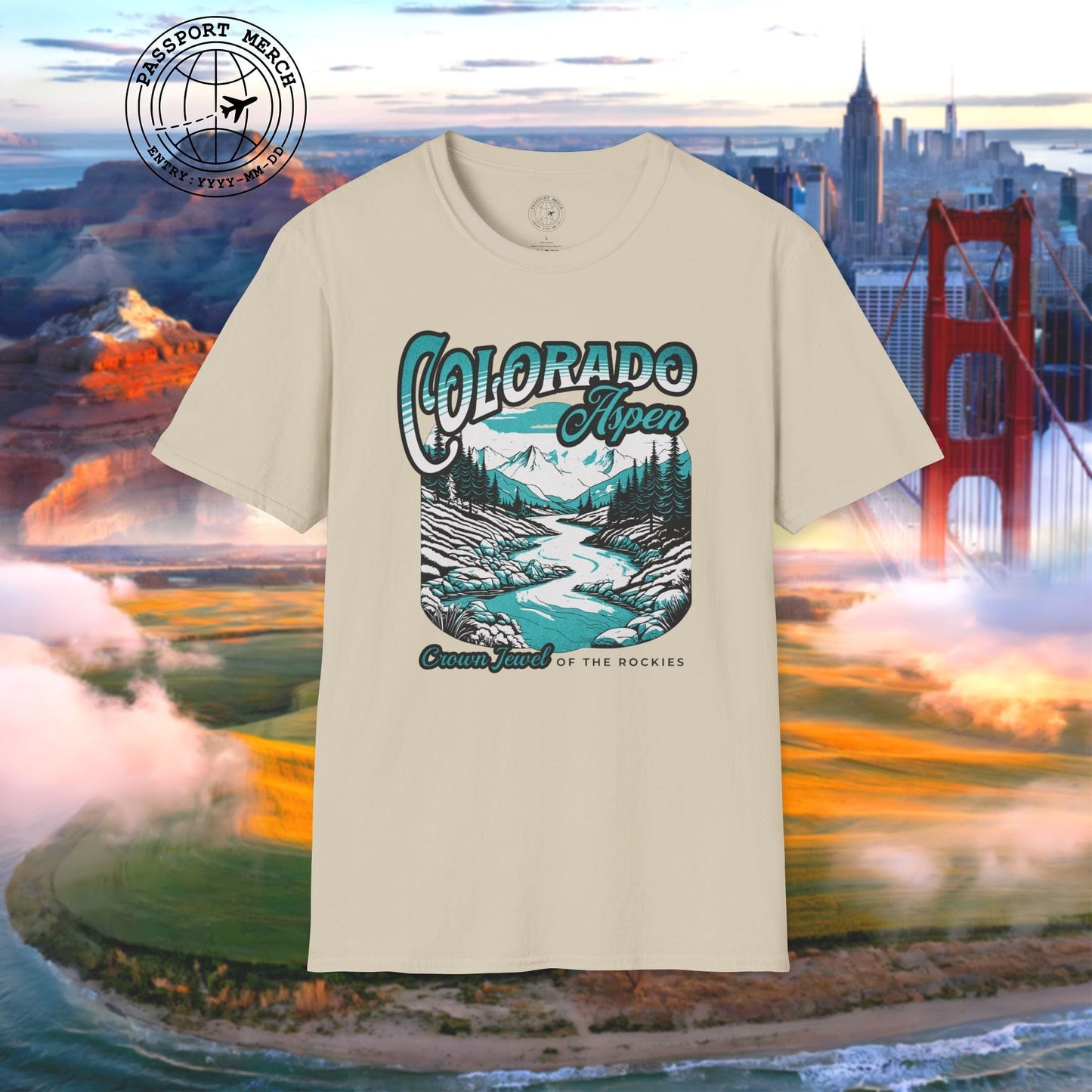 Aspen Crown Jewel of the Rockies Colorado T-Shirt