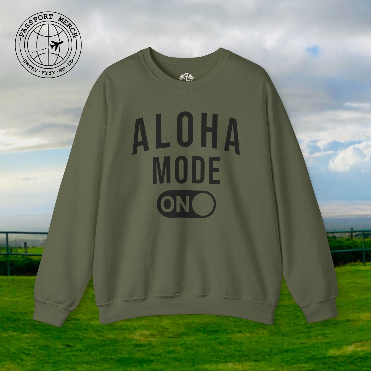 Aloha Mode ON, Hawaii Crewneck