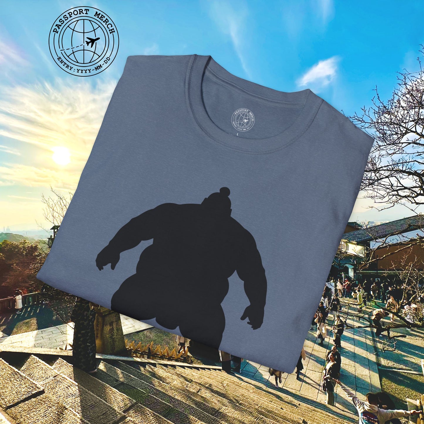 Minimalist Sumo Silhouette, Japan T-Shirt