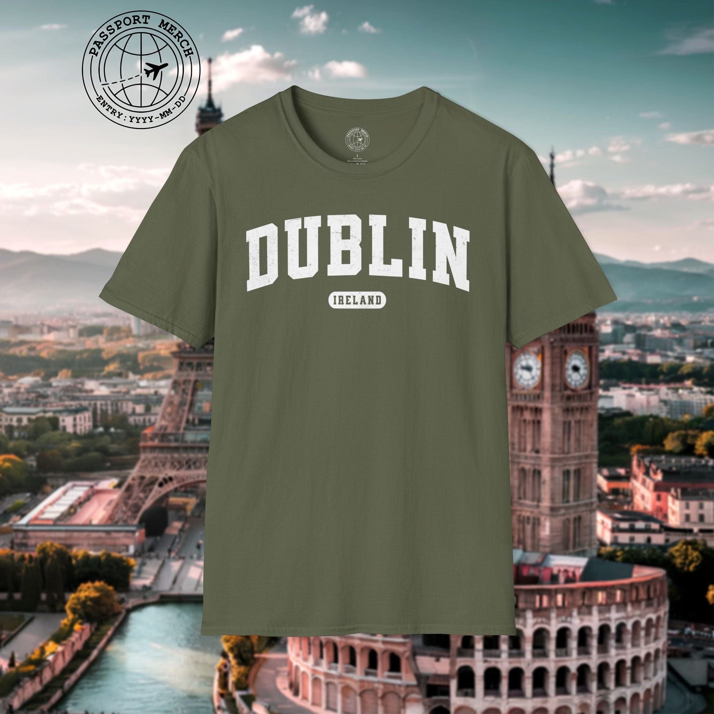 Classic Athletic (Bucket List Edition), Dublin, Ireland T-Shirt