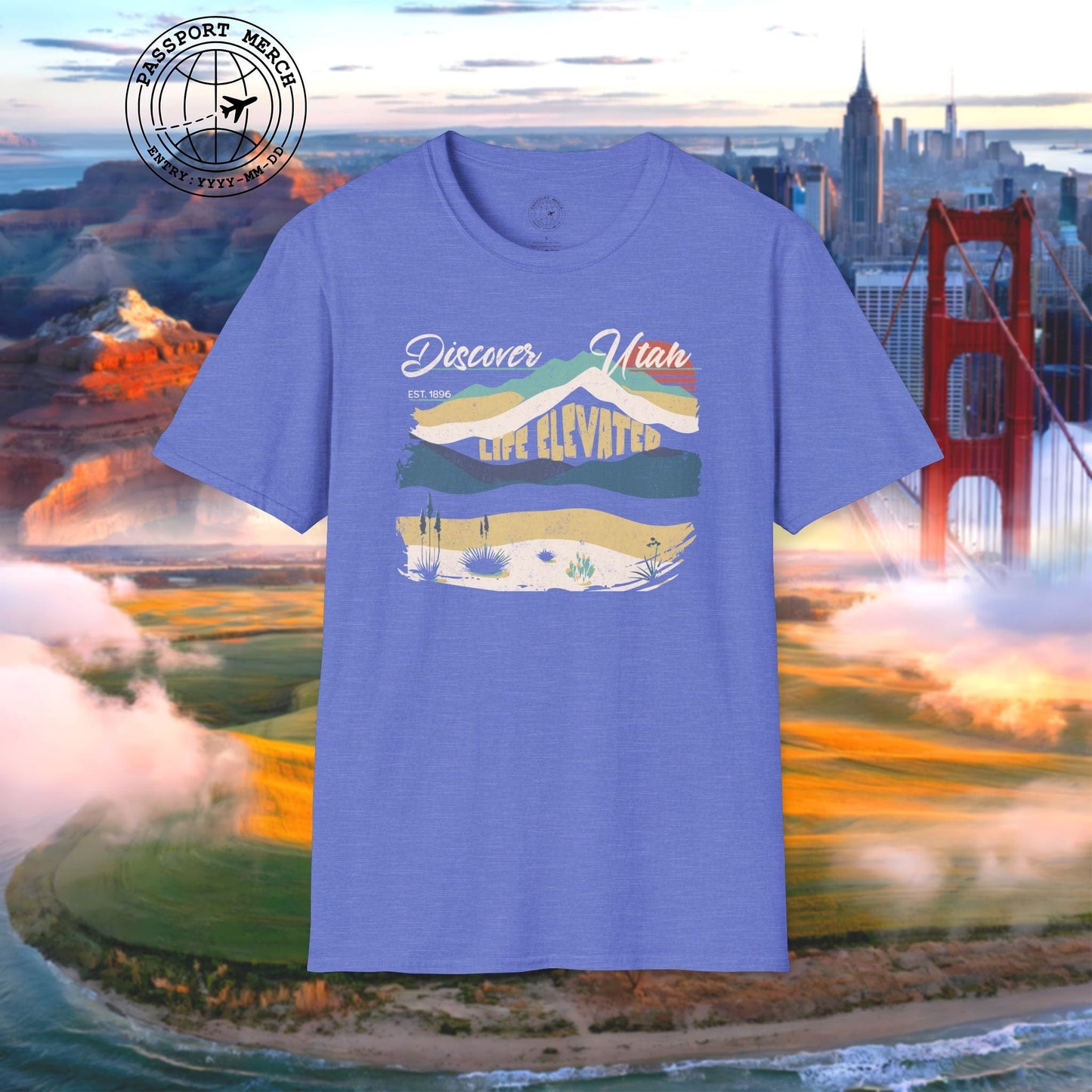 Vintage Utah Life Elevated T-Shirt