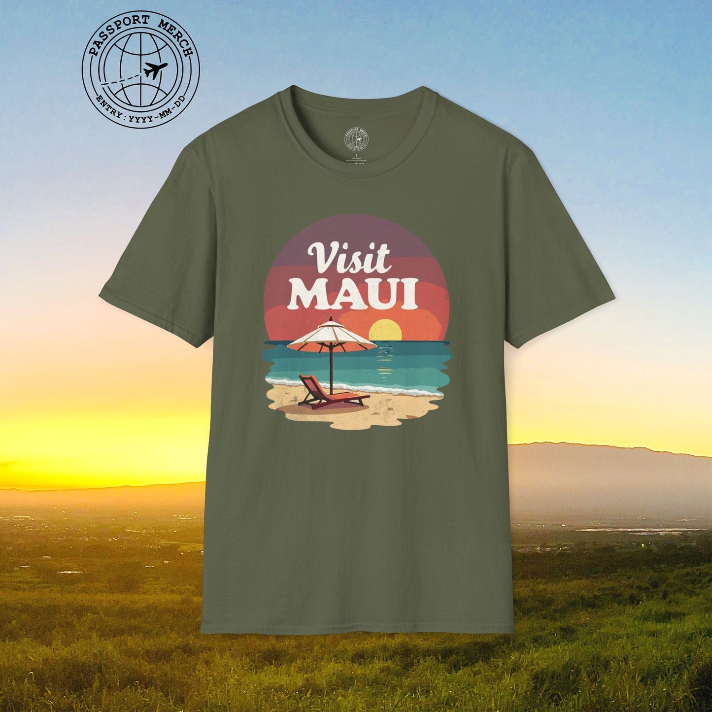 Retro Visit Maui Hawaii T-Shirt