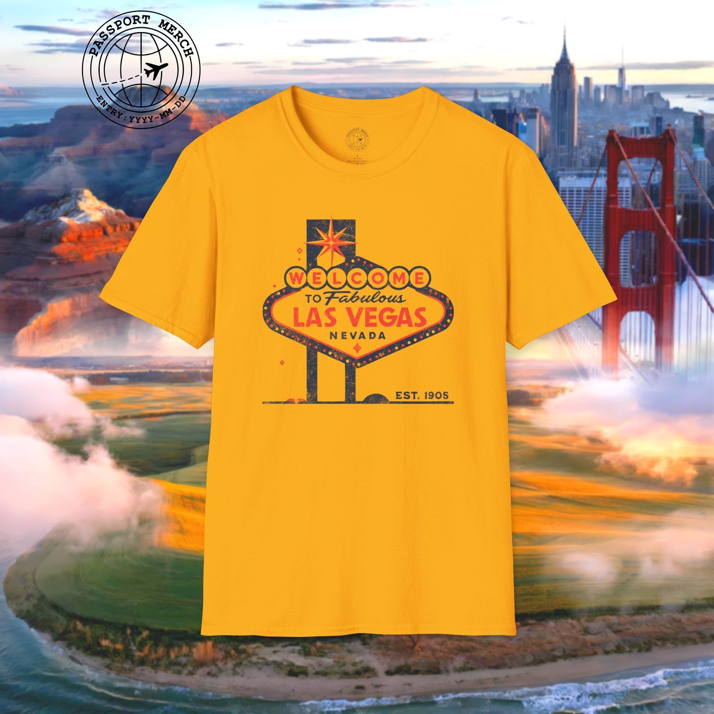 Signs of Wanderlust, Welcome to Las Vegas, Nevada T-Shirt