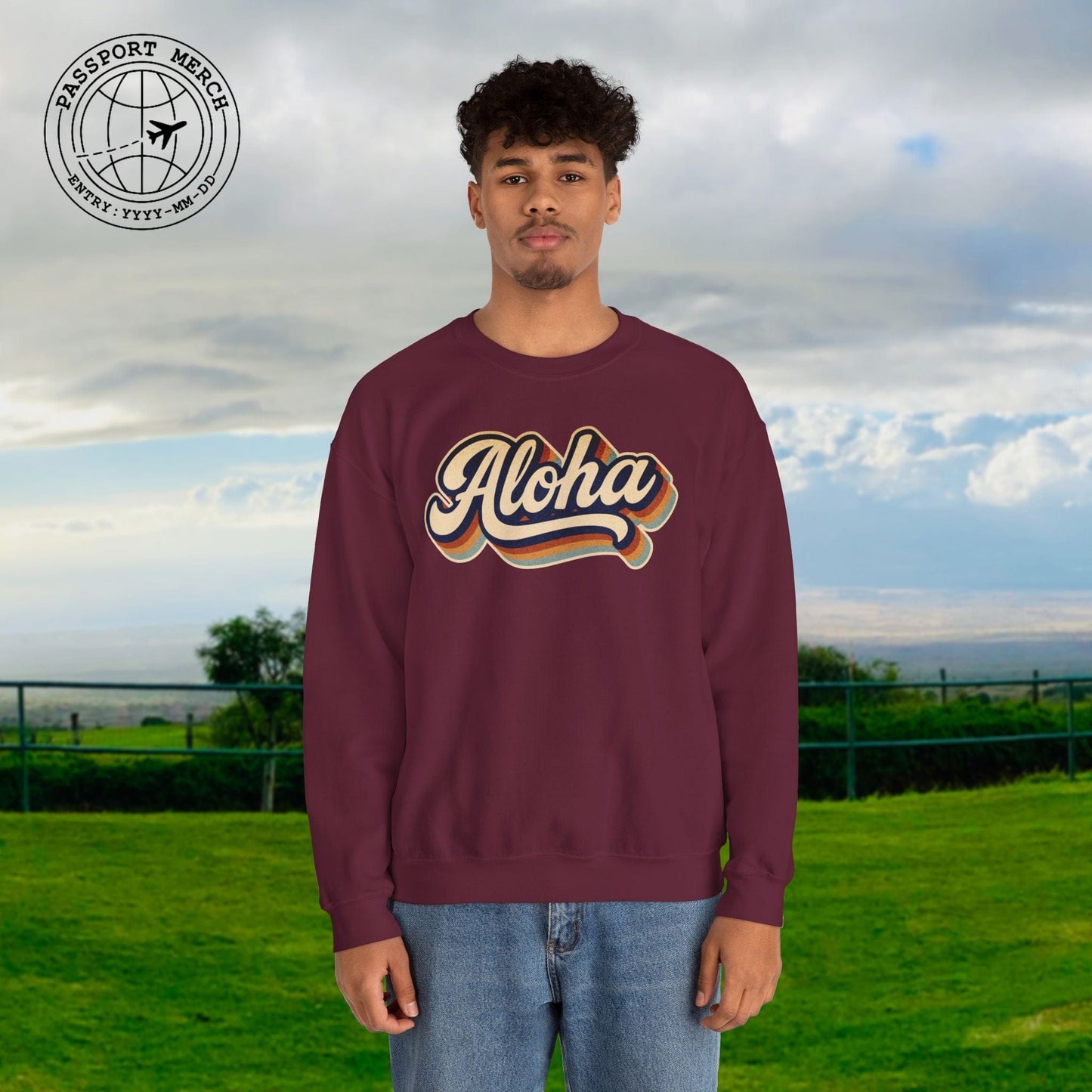 Classic 70s, Aloha, Hawaii Crewneck