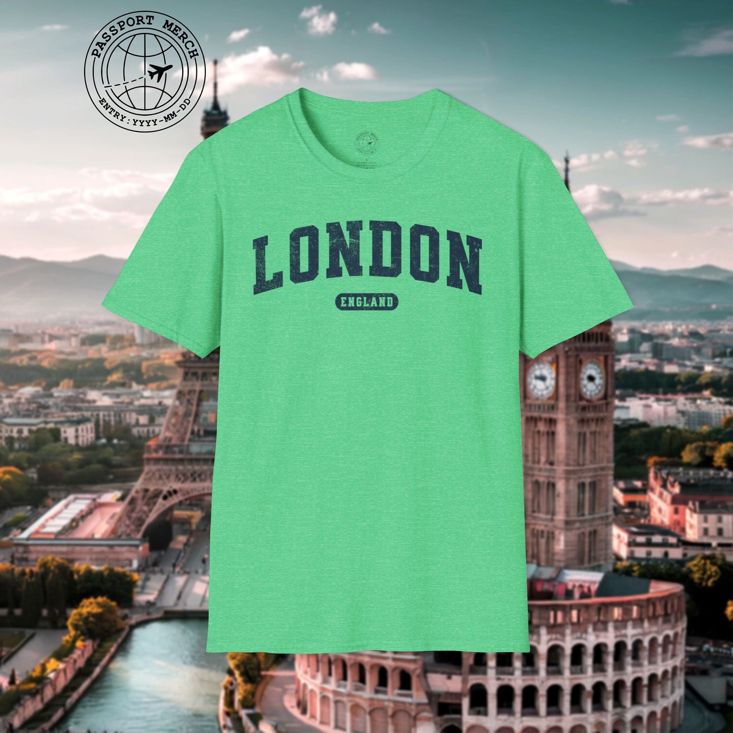 Classic Athletic (Bucket List Edition), London, England T-Shirt