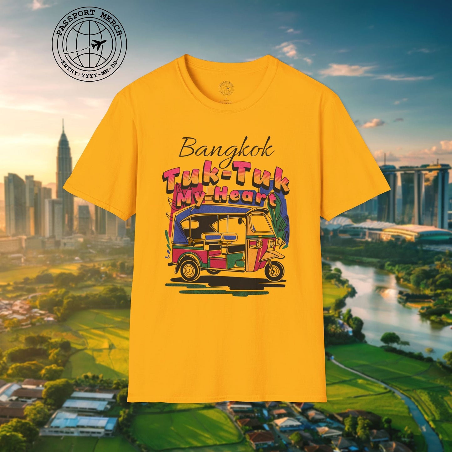 Bangkok Tuk-Tuk My Heart Thailand T-Shirt