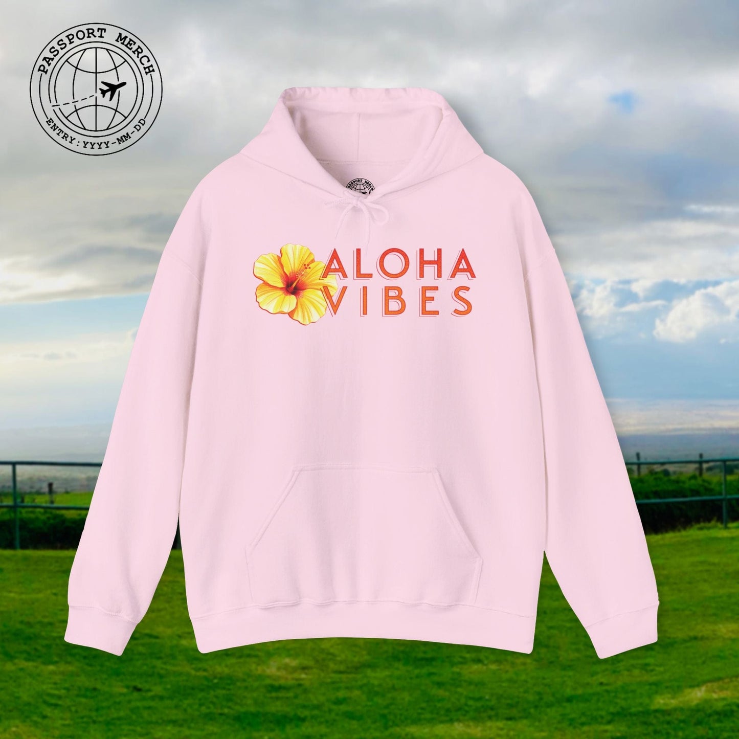 Sun-Kissed Hibiscus Aloha Vibes, Hawaii Hoodie