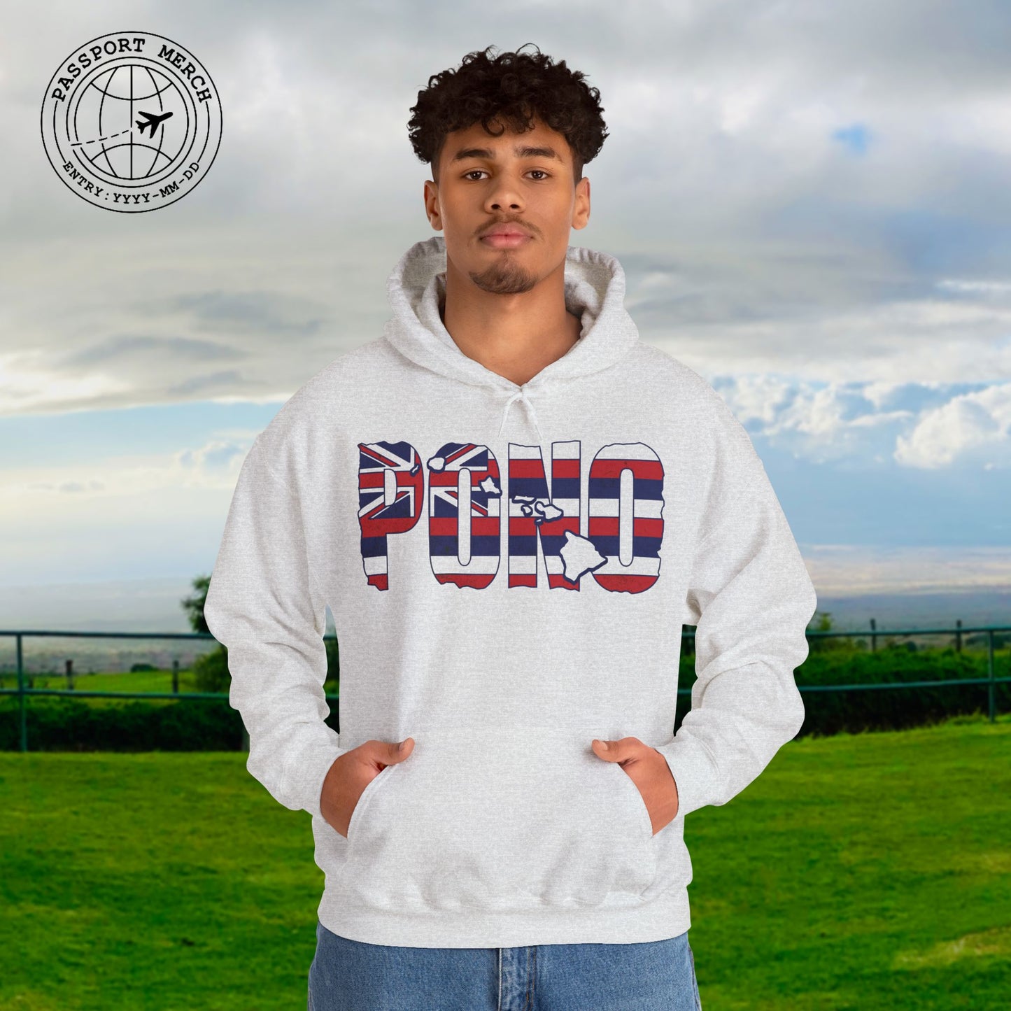 Hawaii Pono Letter Flag Hoodie