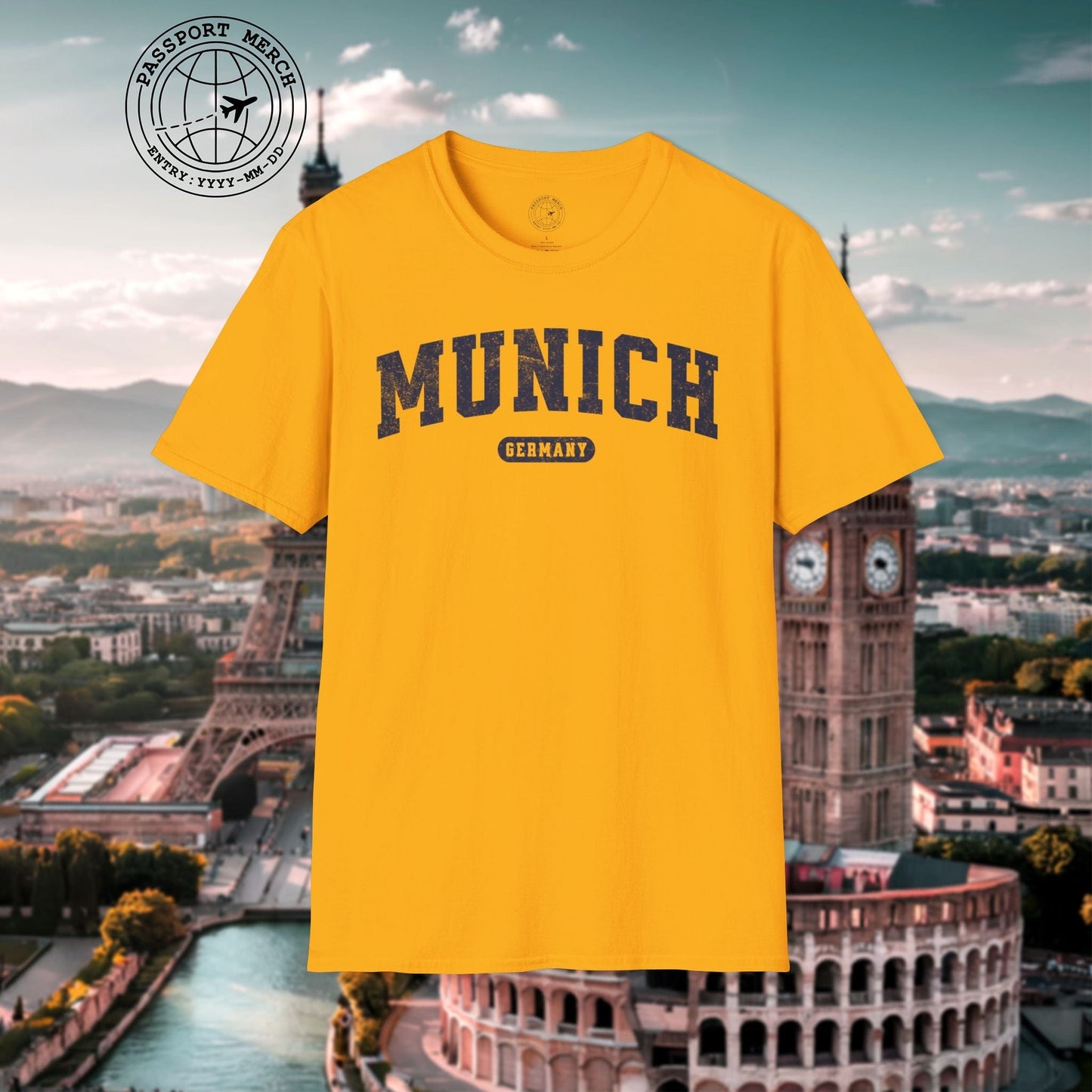 Classic Athletic (Bucket List Edition), Munich, Germany T-Shirt