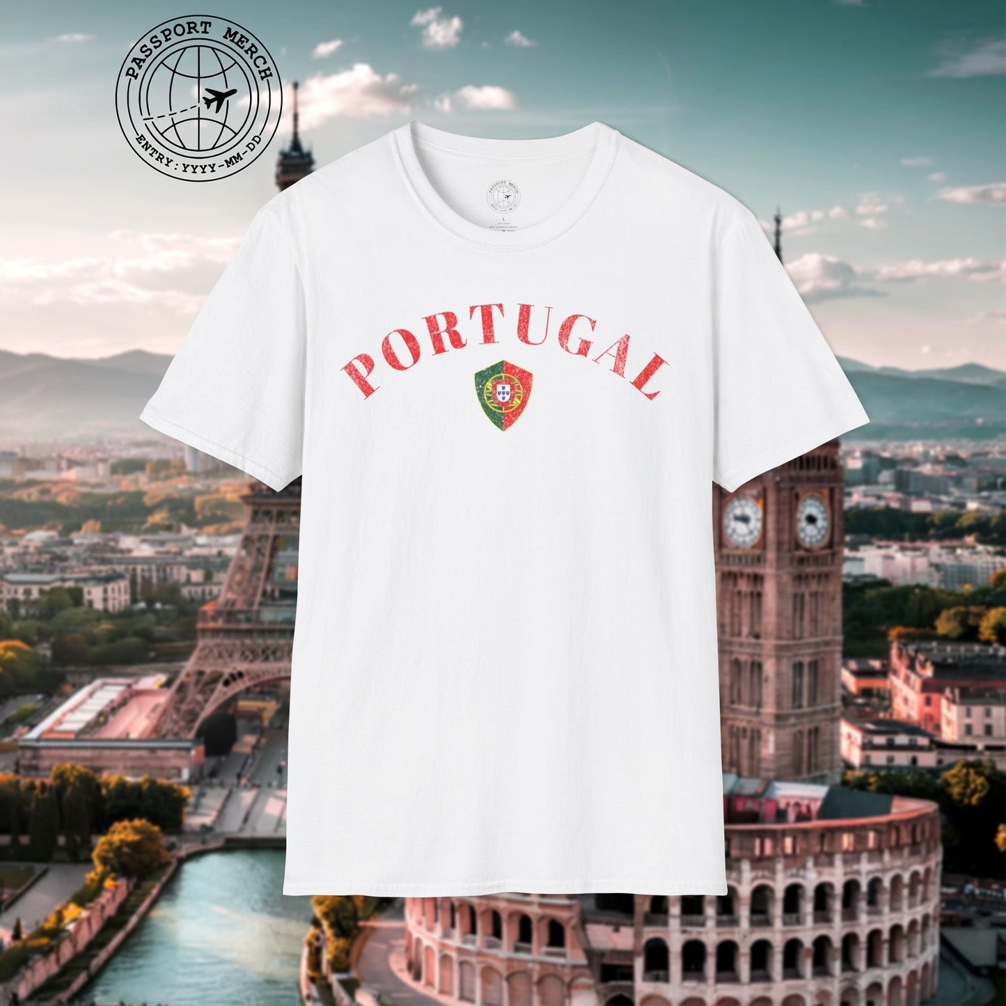 Portugal Coat of Arms Flag Shield T-Shirt
