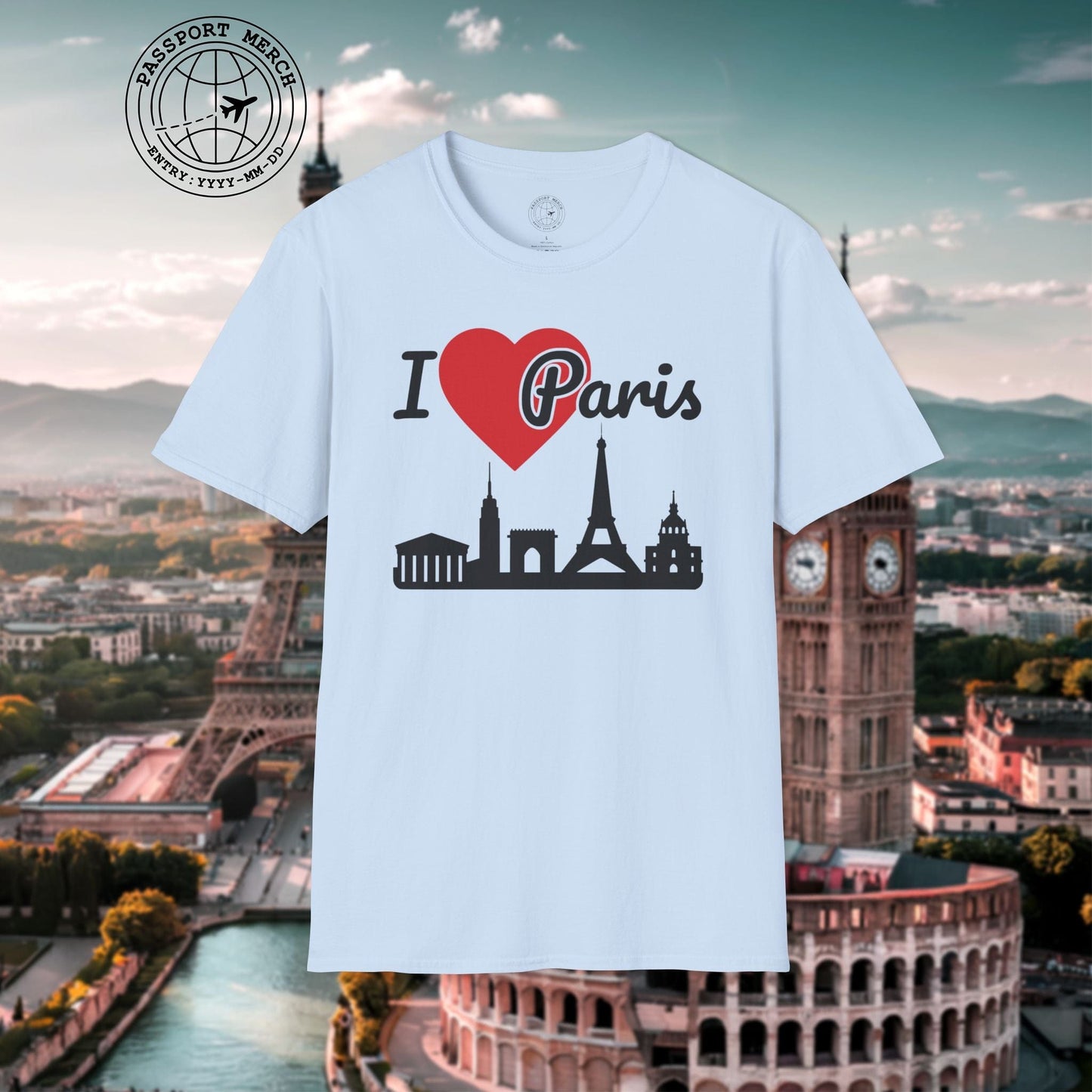 I Heart Paris France T-Shirt