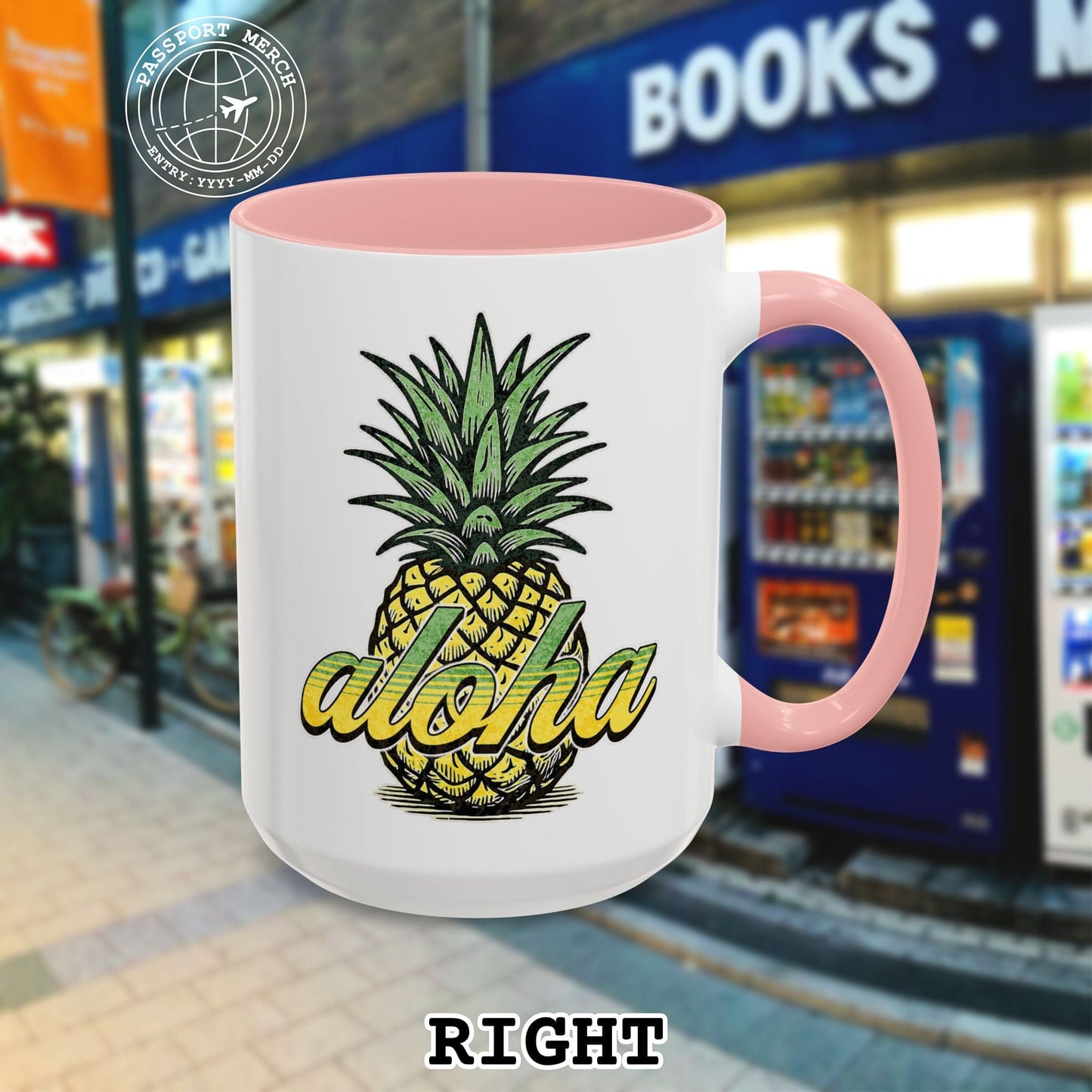 Maui Pineapple Aloha Hawaii 15oz Mug