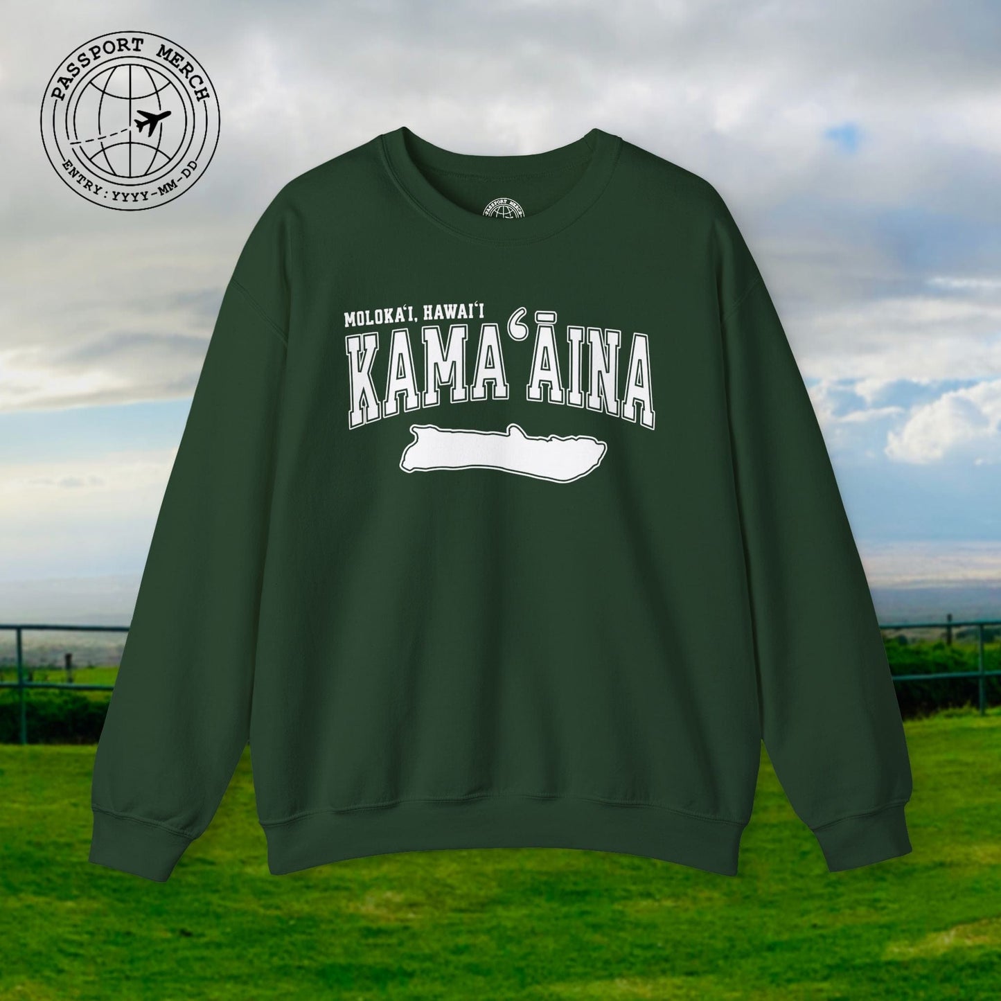 Classic University (Kamaaina Edition), Molokai, Hawaii Crewneck