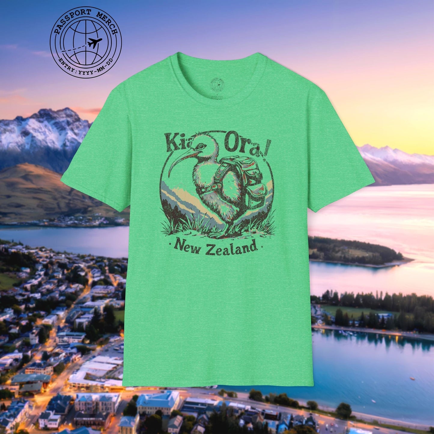 Kia Ora Kiwi, New Zealand T-Shirt