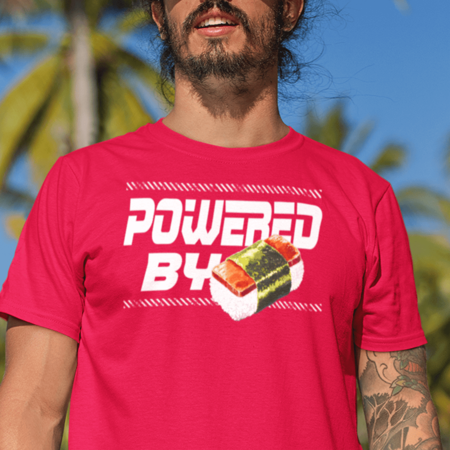 Powered By Musubi, Hawaii T-Shirt