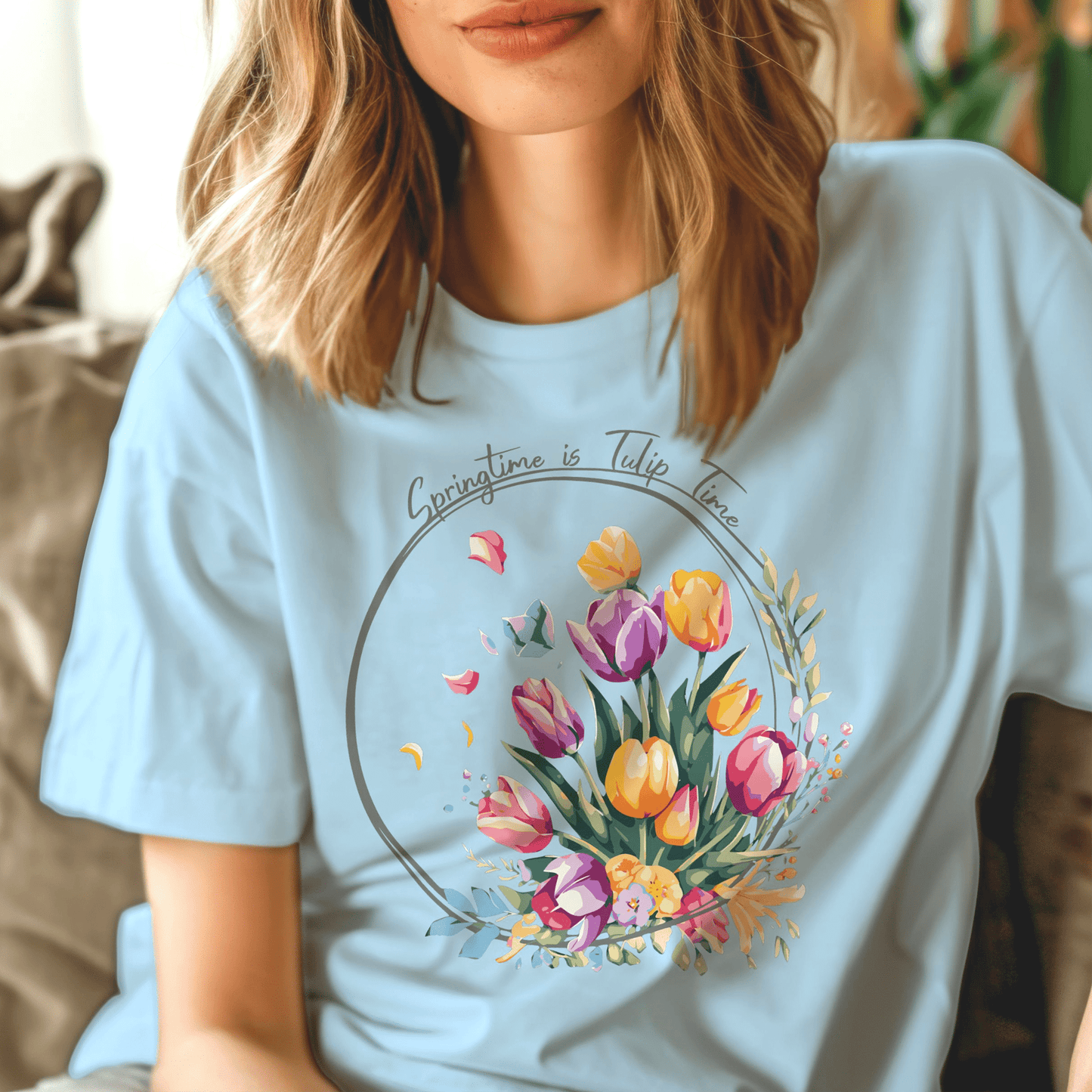 Springtime is Tulip Time in Holland T-Shirt