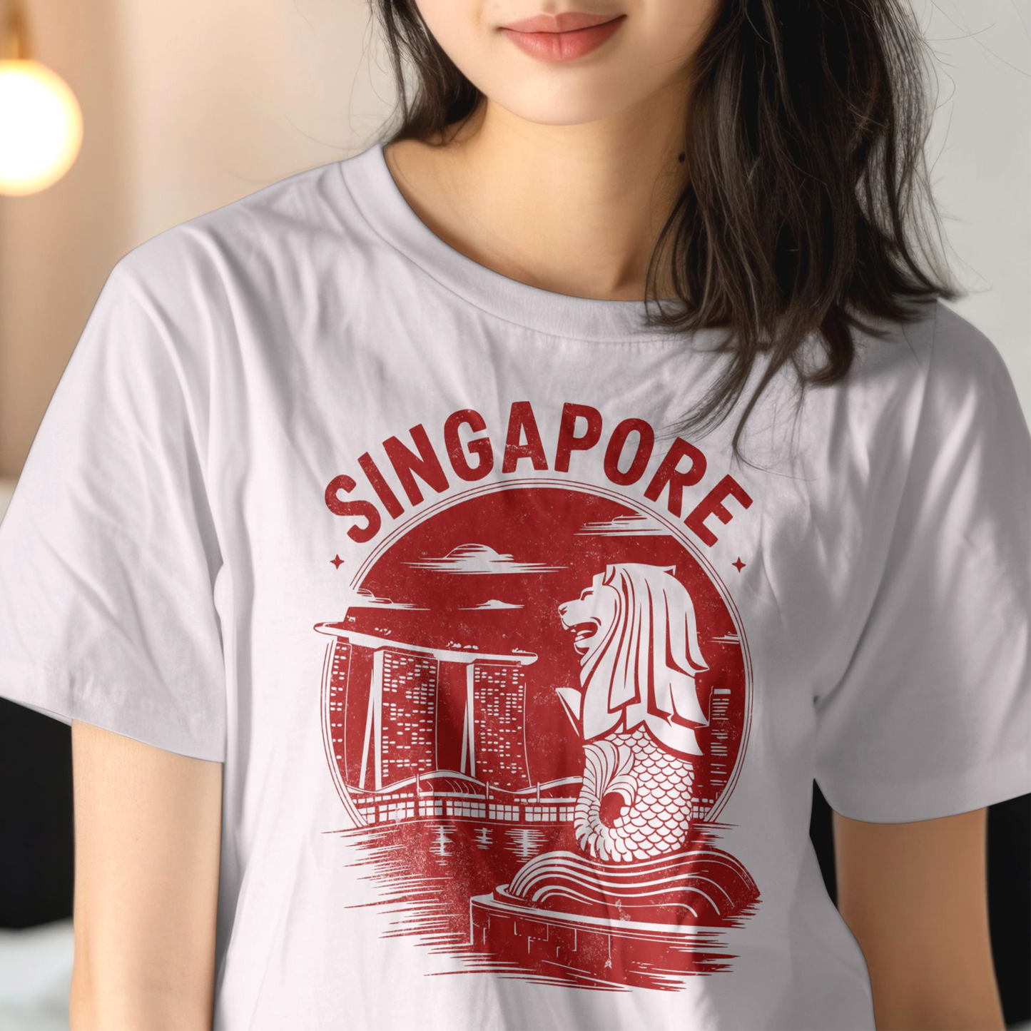 Vintage Singapore Merlion T-Shirt