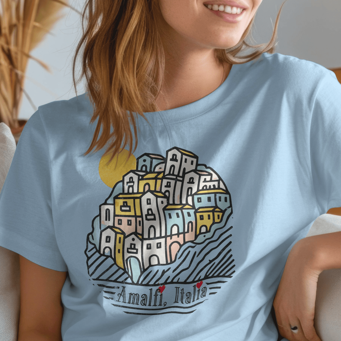 Hearts for Amalfi, Italy T-Shirt