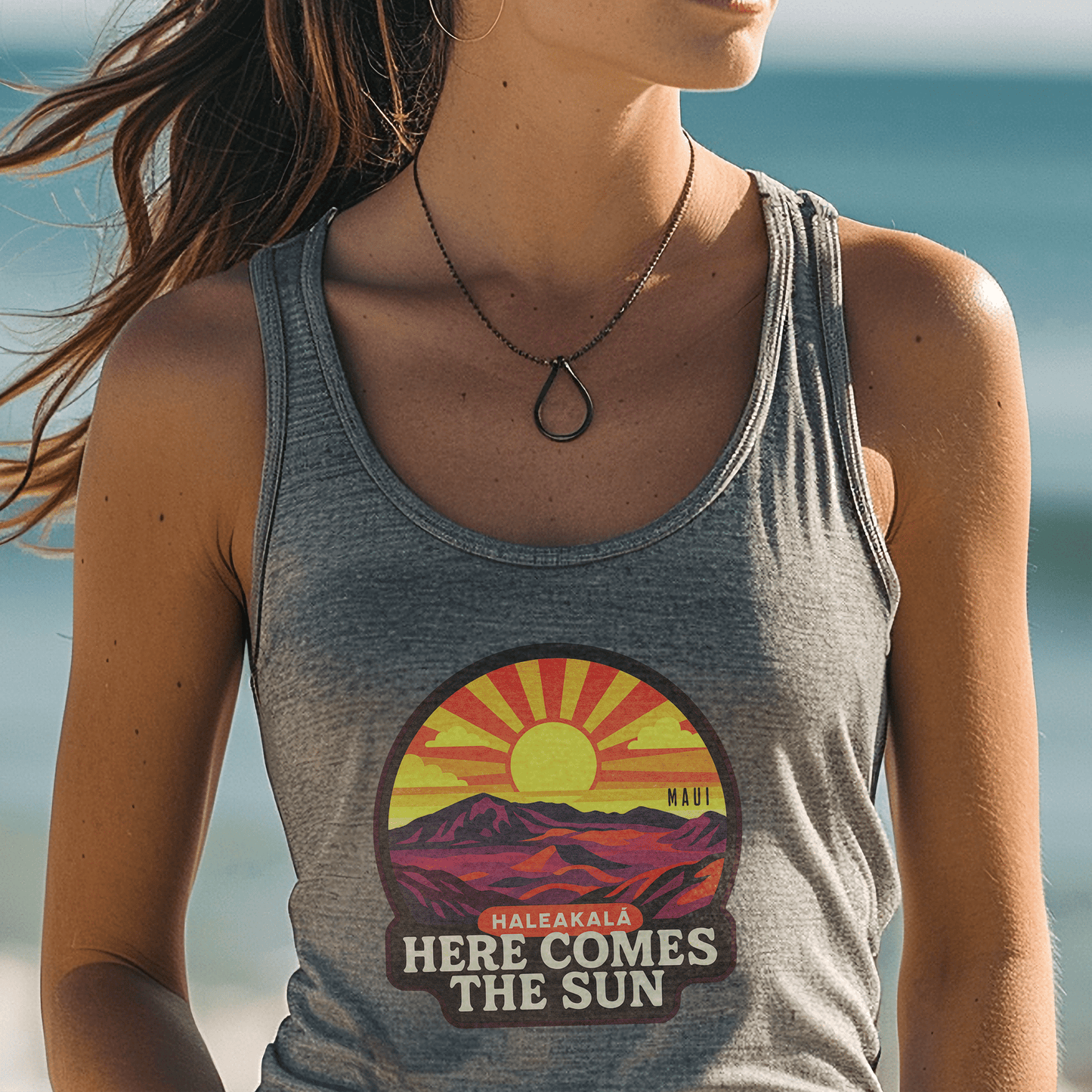 Here Comes the Sun, Haleakala, Maui, Hawaii Tank Top