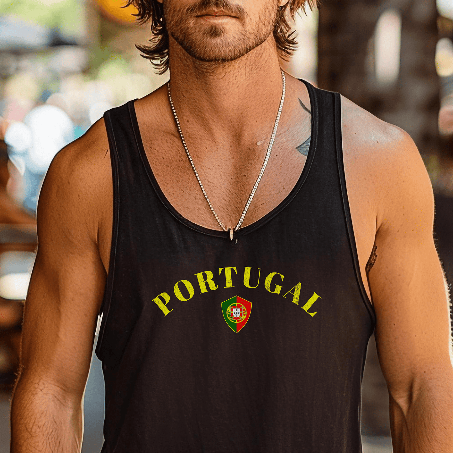Portugal Coat of Arms Flag Shield Tank Top
