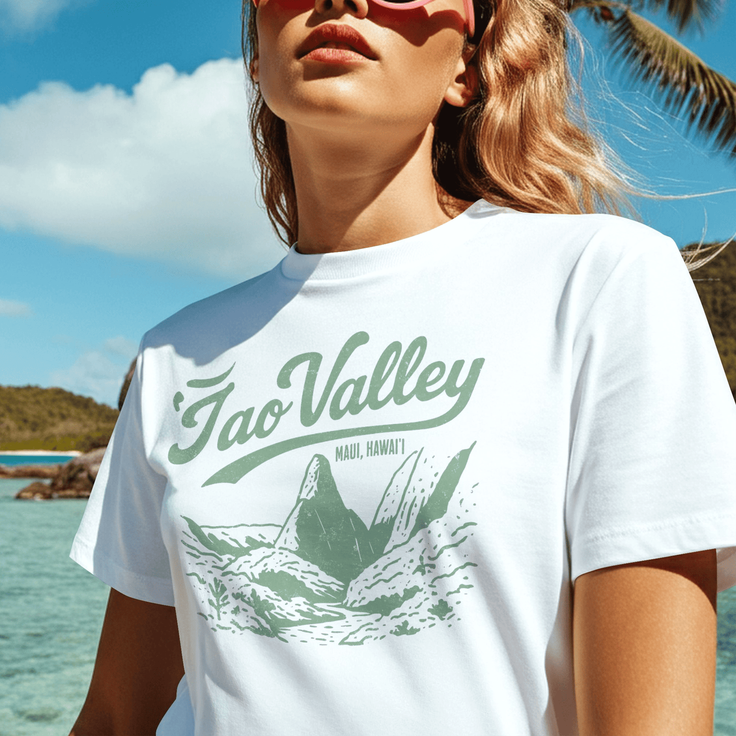 Vintage Iao Valley, Maui, Hawaii T-Shirt