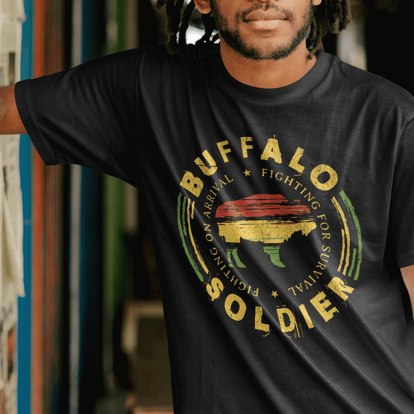 Vintage Buffalo Soldier, Jamaica T-Shirt