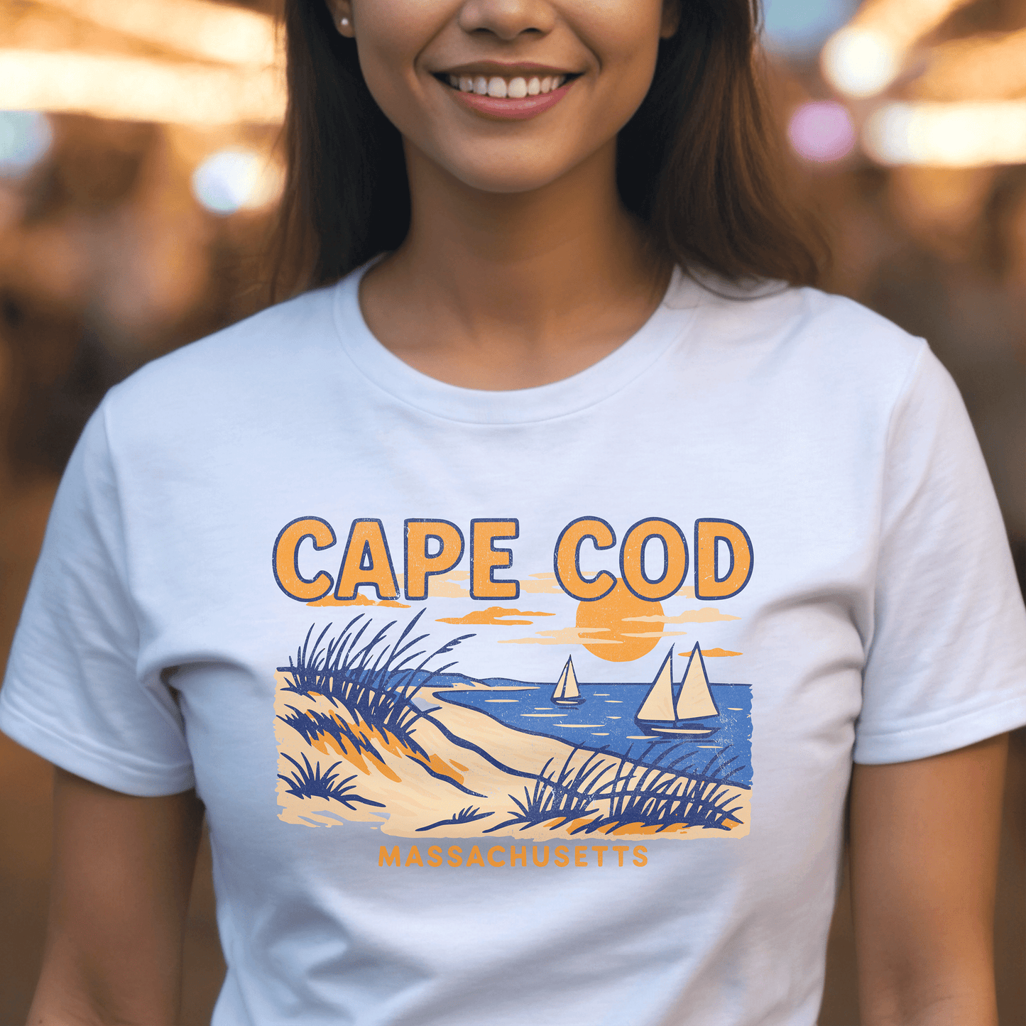 Cape Cod, Massachusetts - 80's Vintage T-Shirt