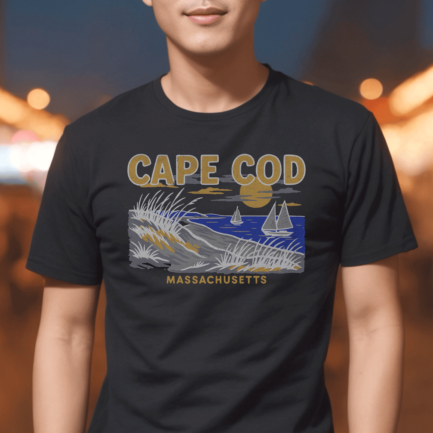 Cape Cod, Massachusetts - 80's Vintage T-Shirt