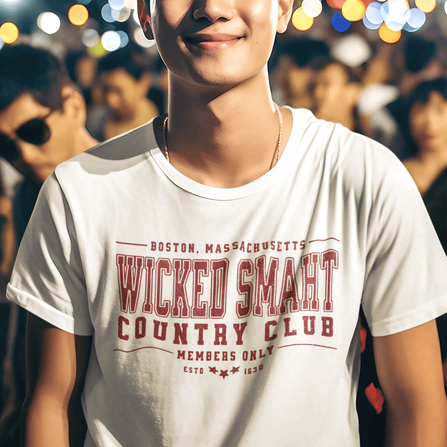 Wicked Smaht Country Club, Boston, Massachussets T-Shirt