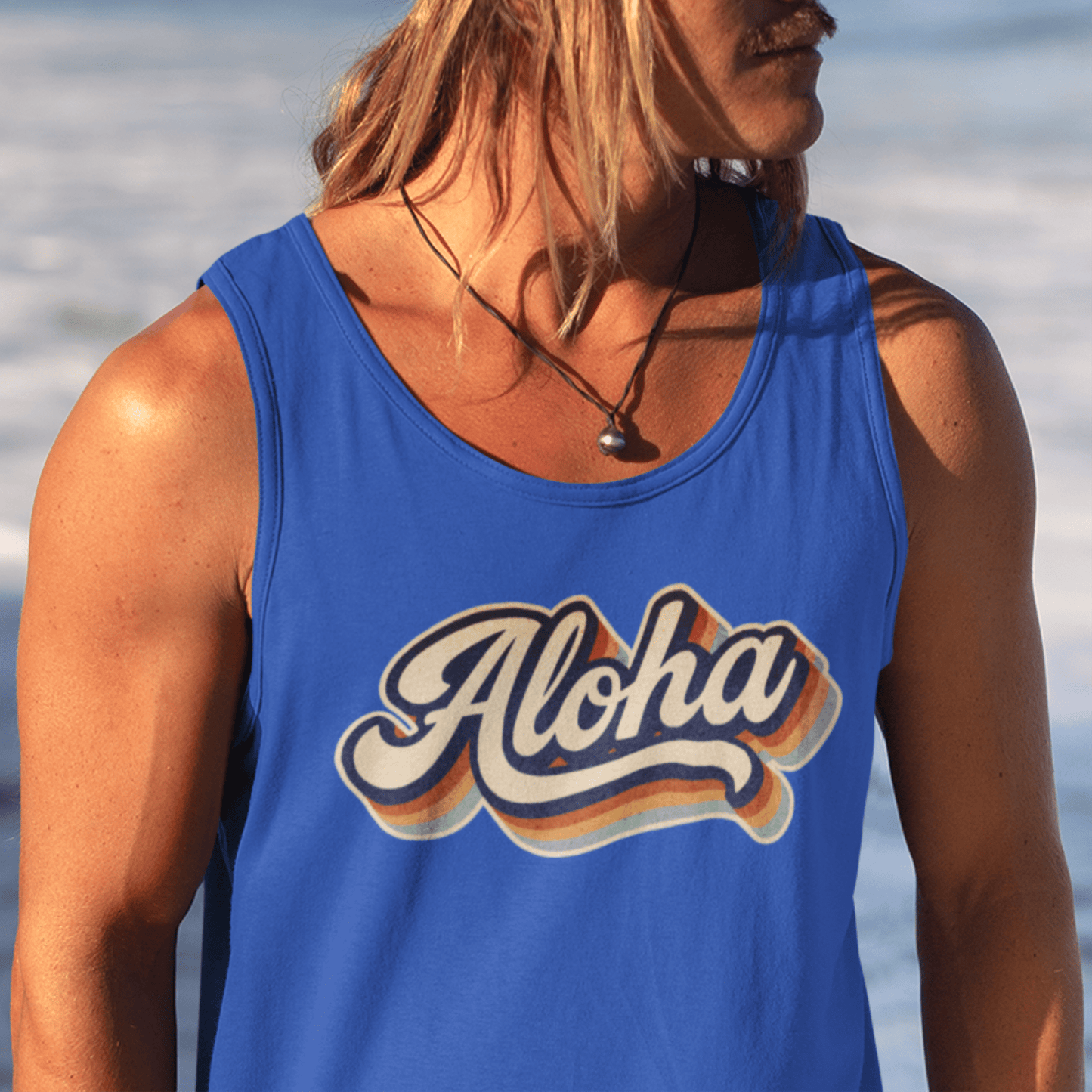 Classic 70s, Aloha, Hawaii Tank Top