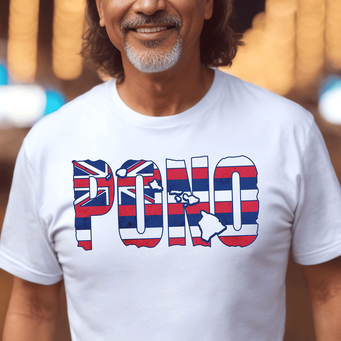 Hawaii Pono Letter Flag T-Shirt