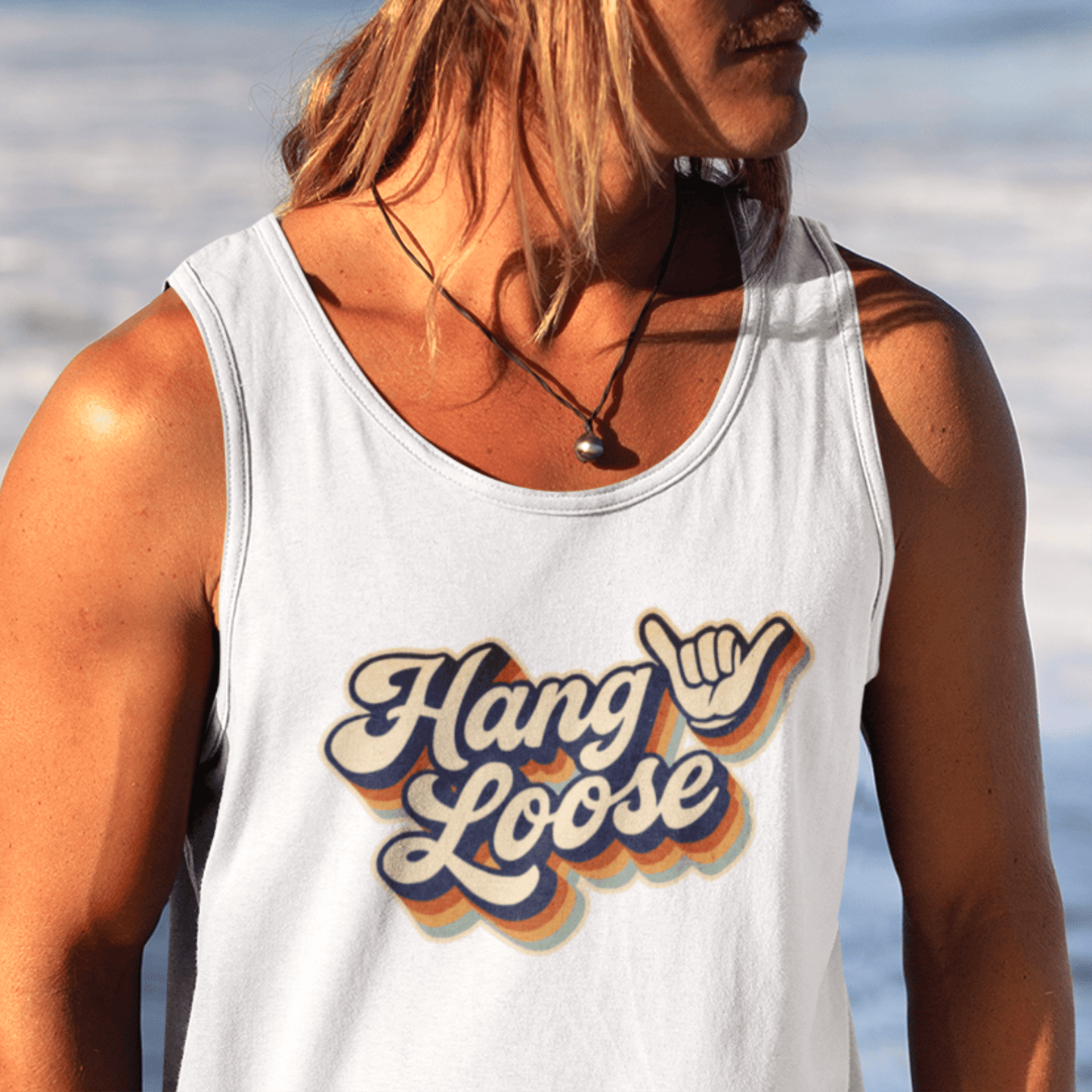 Classic 70s, Hang Loose, Hawaii Tank Top