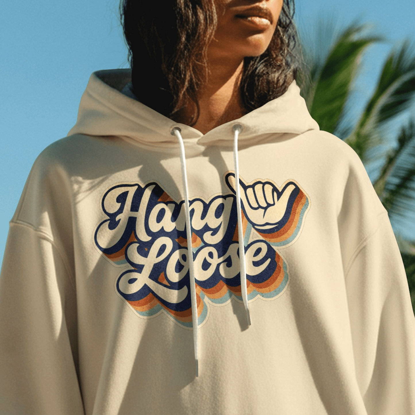 Classic 70s, Hang Loose, Hawaii Hoodie