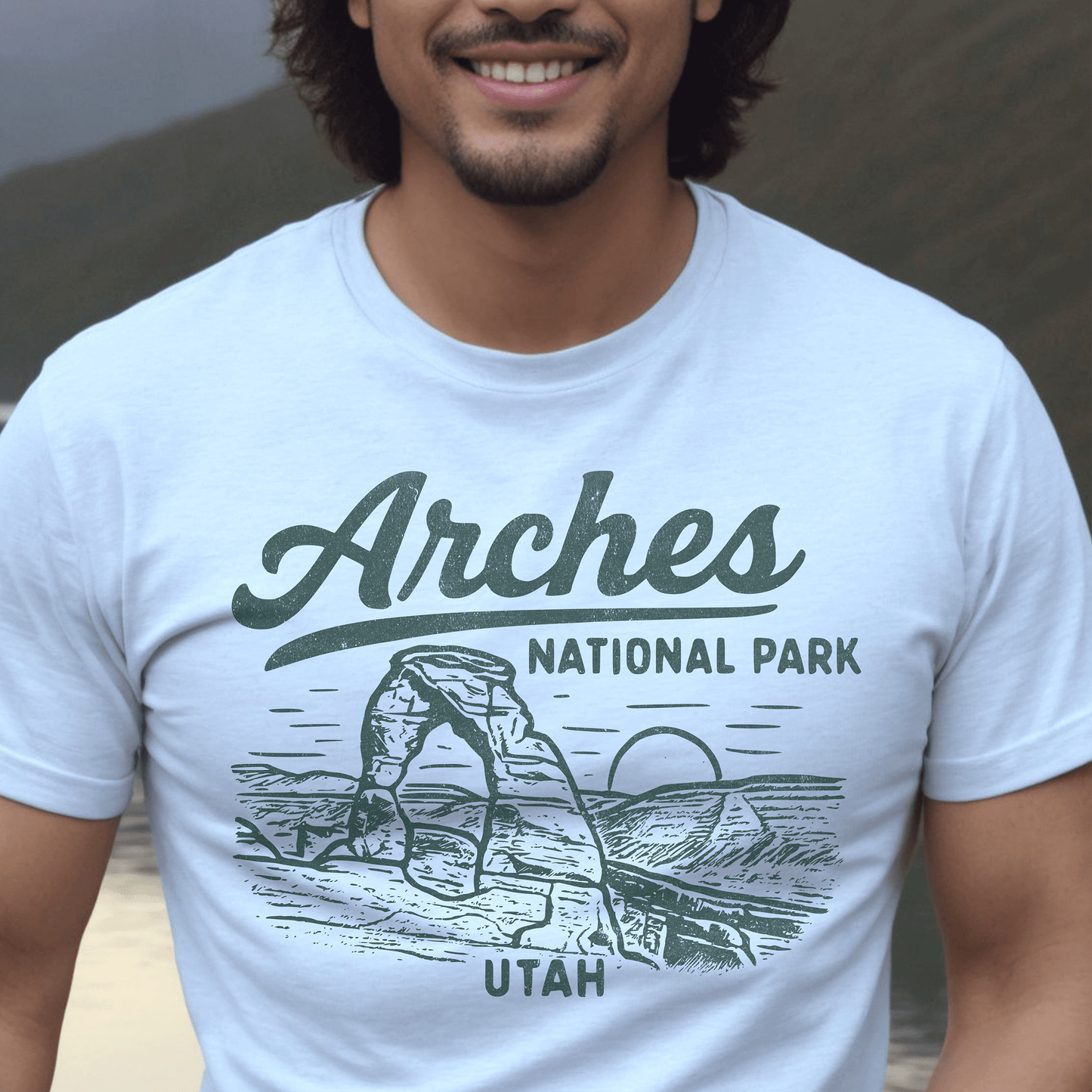 Arches National Park Vintage Monochrome, Utah T-Shirt