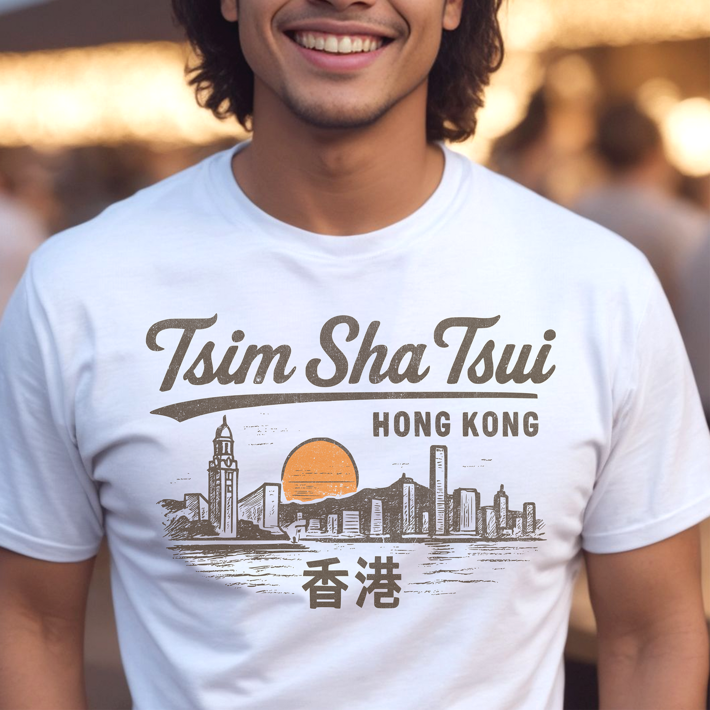 Tsim Sha Tsui Hong Kong (Vintage Urban) T-Shirt
