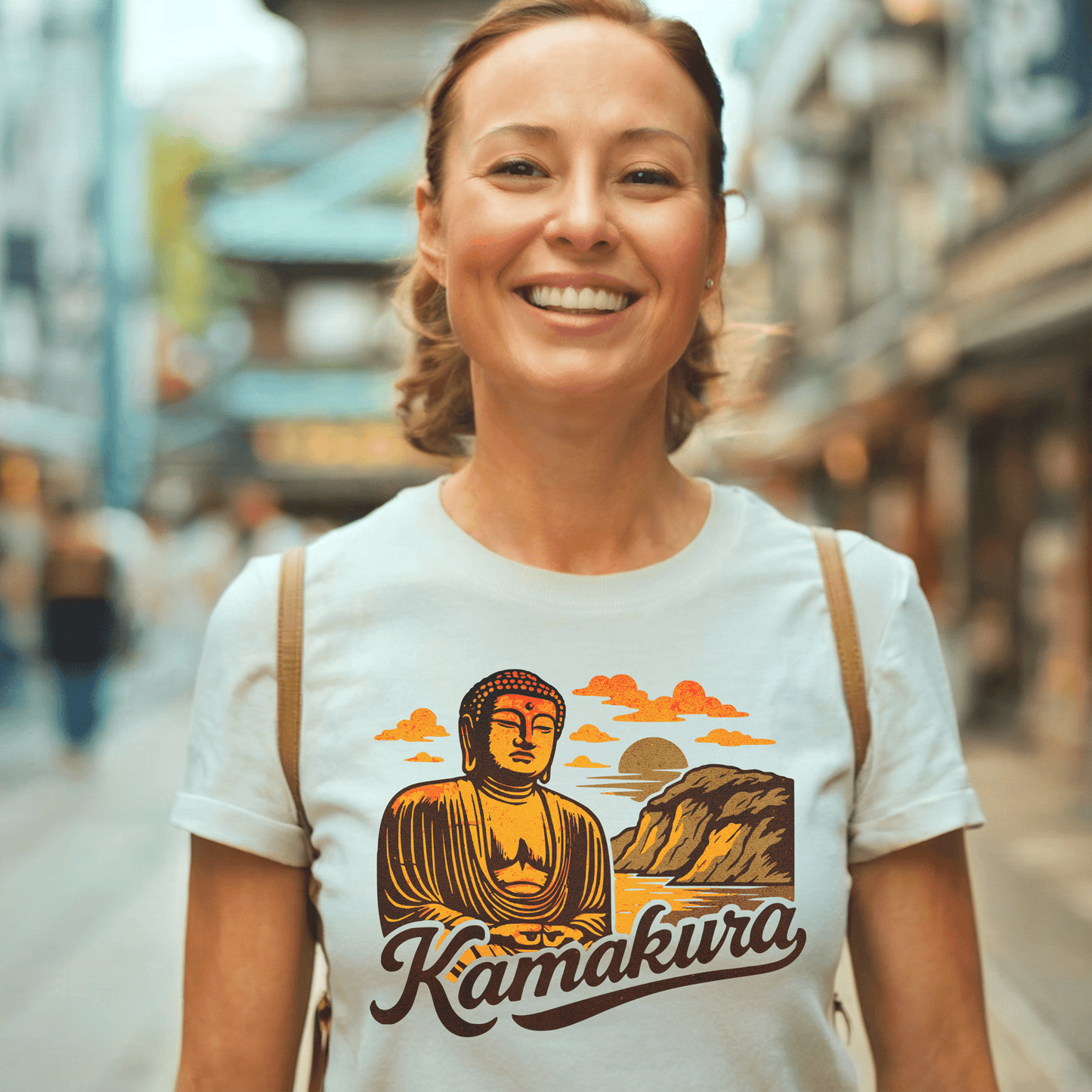 Kamakura, Japan - 80's Vintage T-Shirt