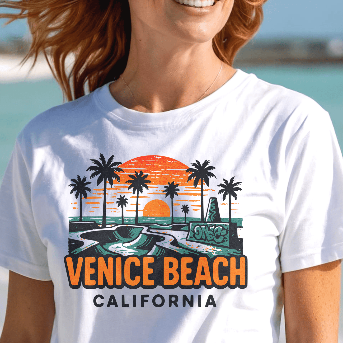 Venice Beach, California - 80's Vintage T-Shirt