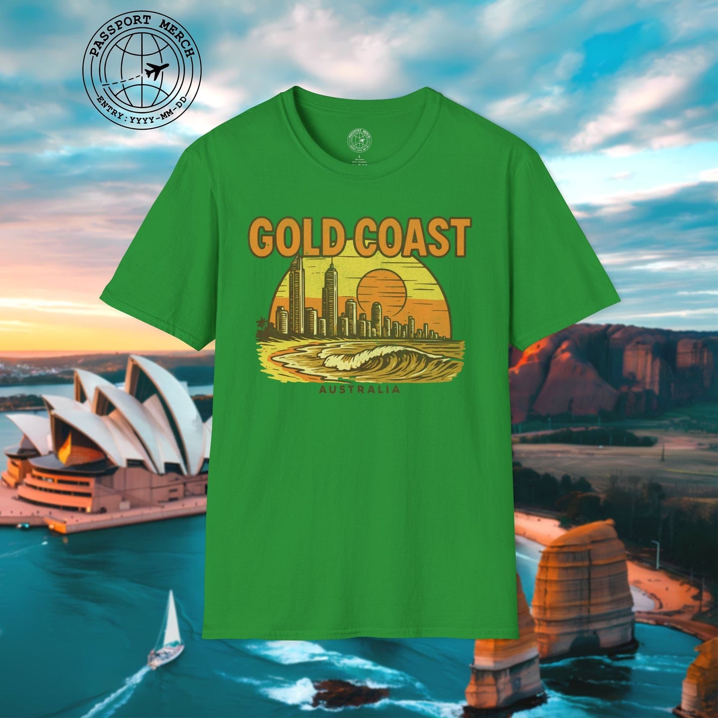Gold Coast, Australia - 80's Vintage T-Shirt