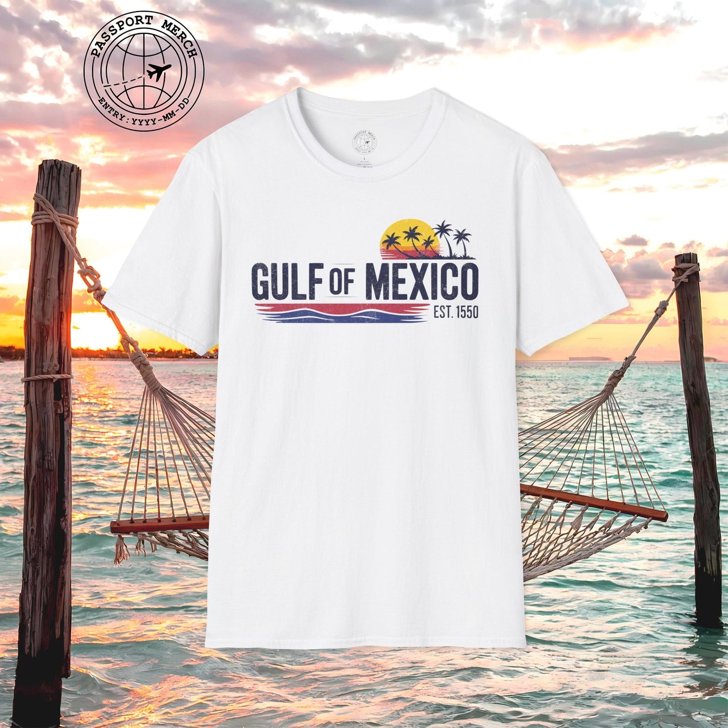 Vintage Retro Gulf of Mexico T-Shirt
