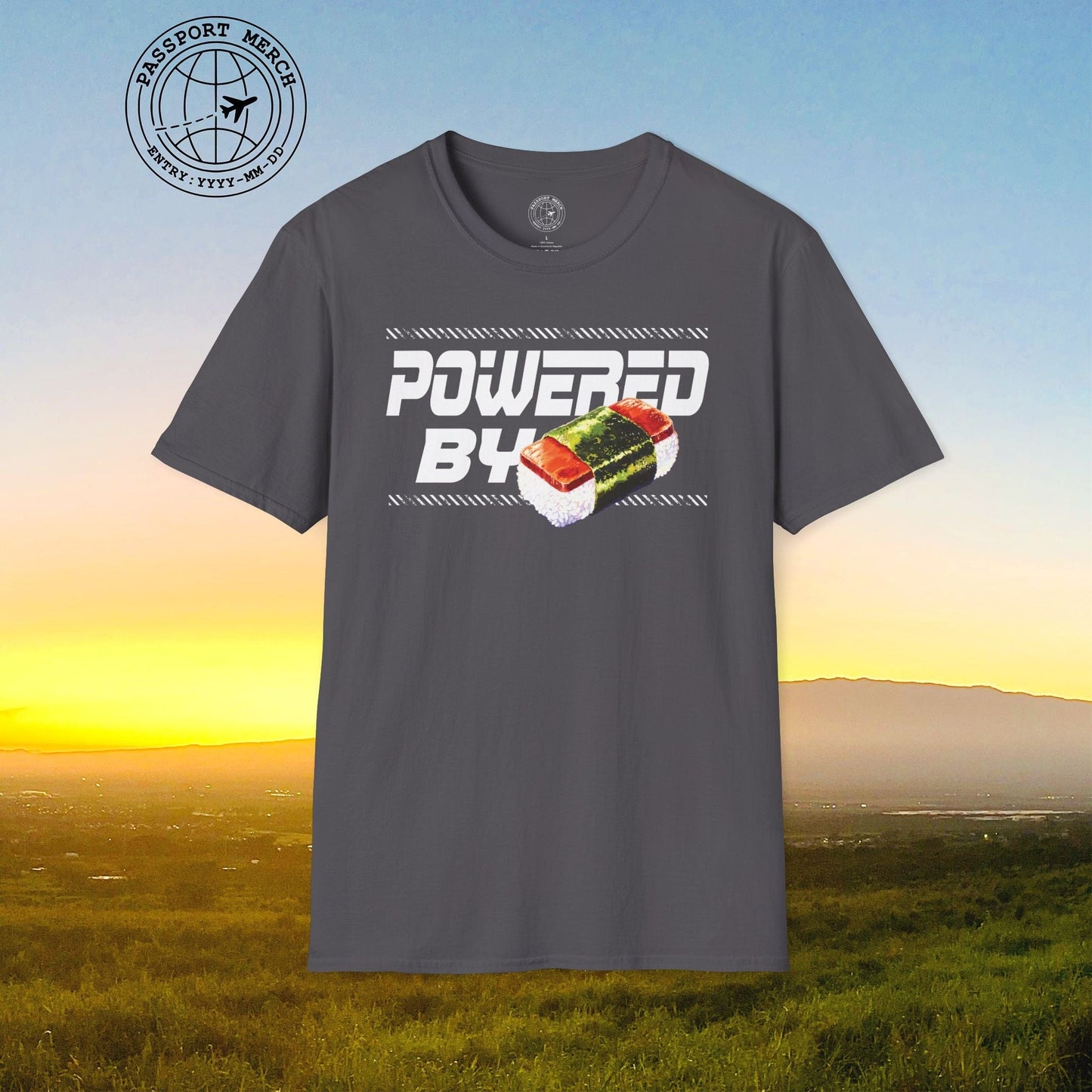 Powered By Musubi, Hawaii T-Shirt