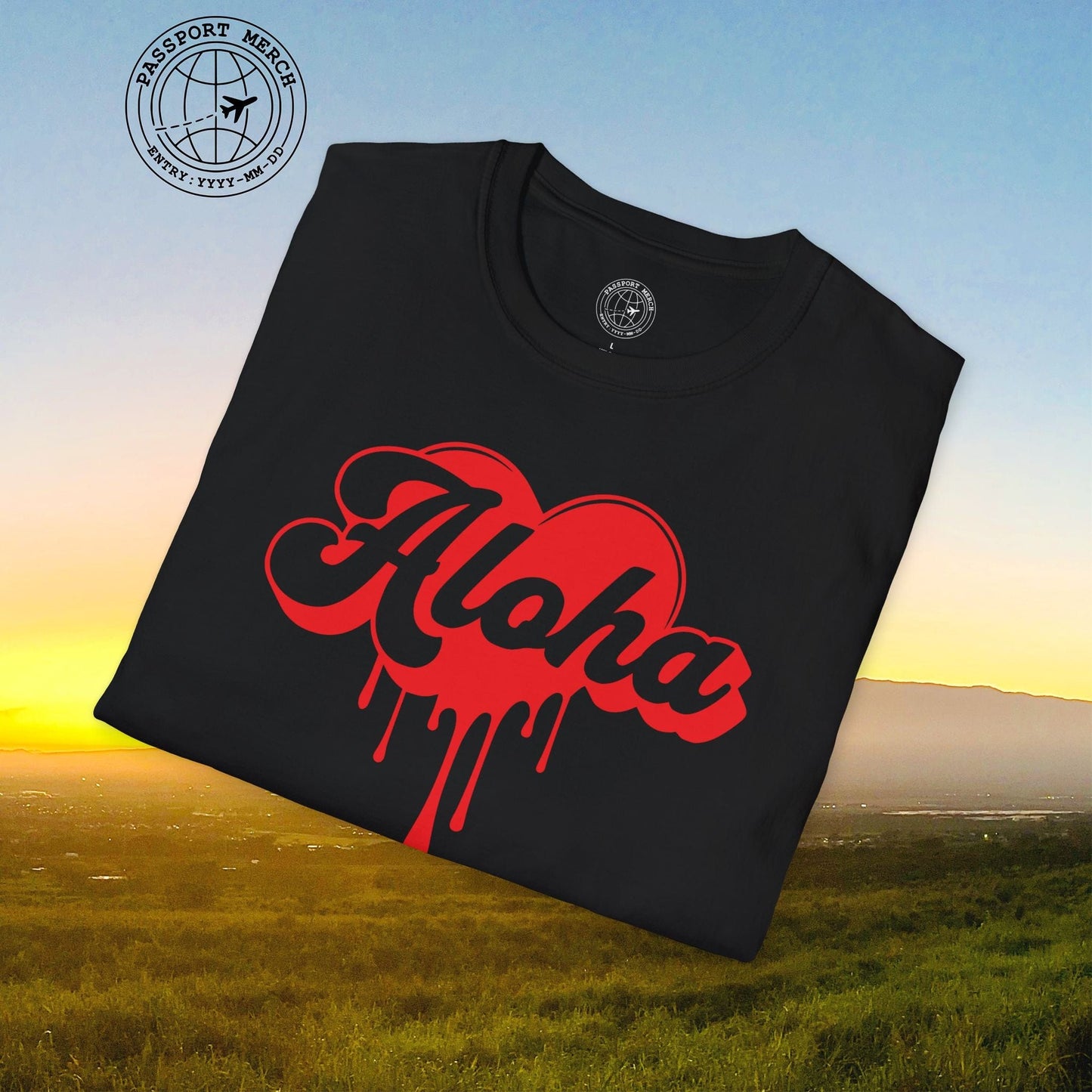 Aloha Melting Heart, Hawaii T-Shirt