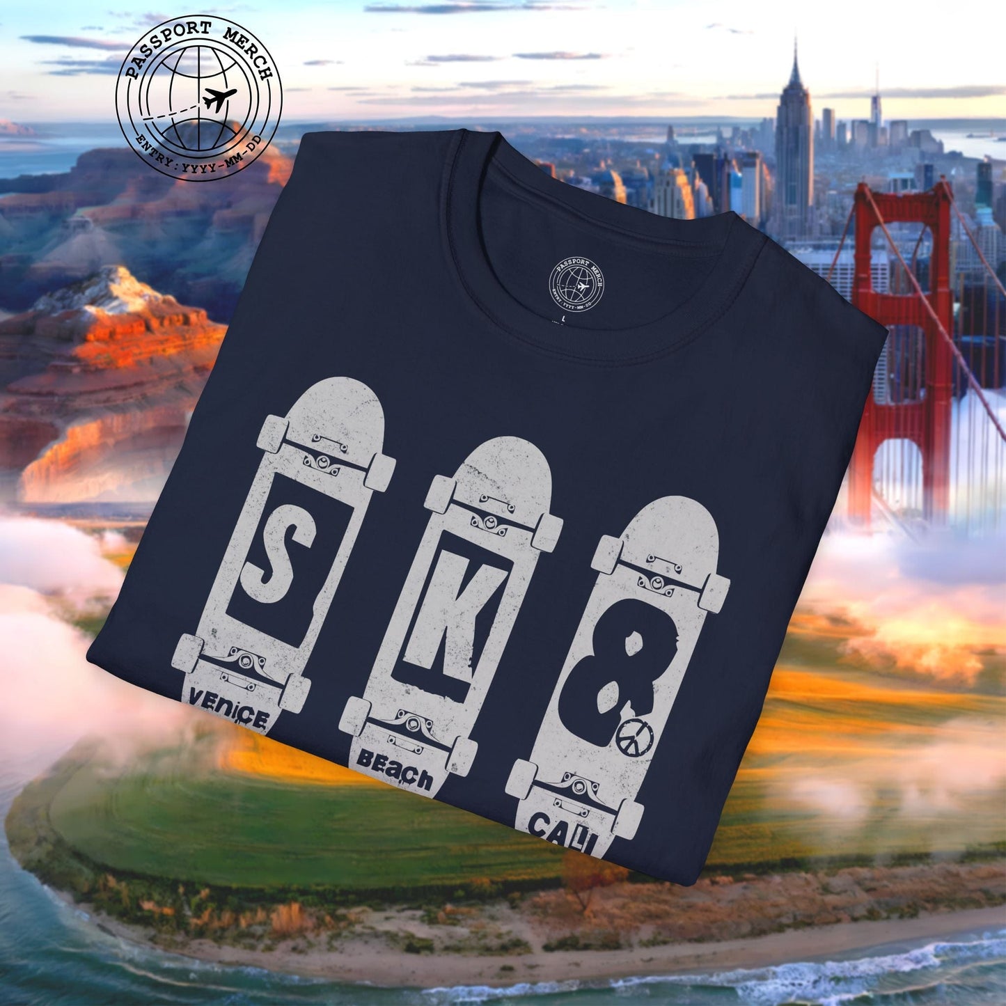 Venice Beach California SK8 T-Shirt