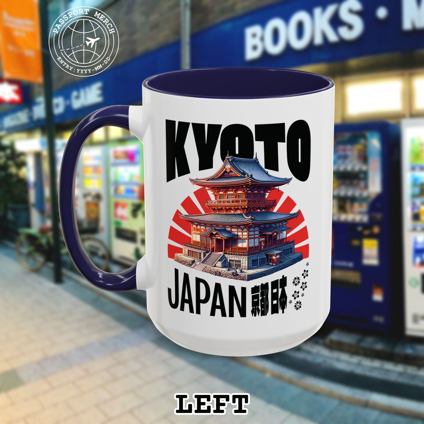 Wander Kyoto Japan Temple 15oz Mug