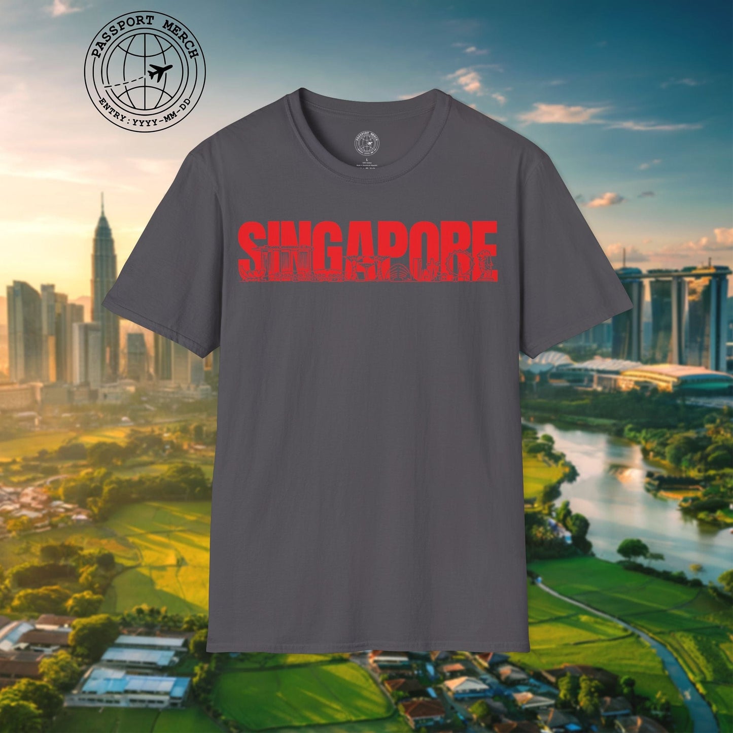 Singapore Monochrome Memories T-Shirt