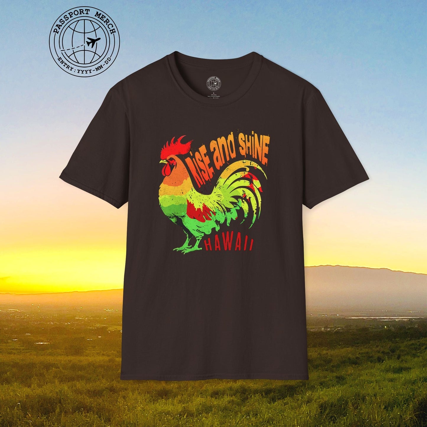 Rise and Shine Rooster, Hawaii T-Shirt