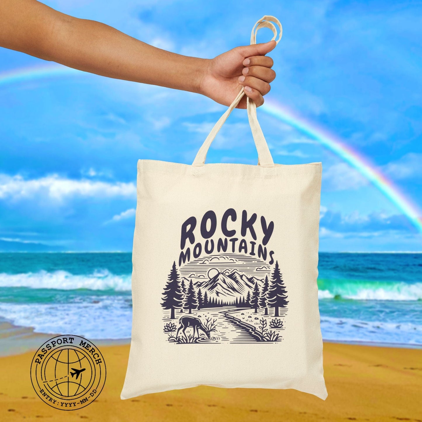Rocky Mountain Explorer Colorado Tote Bag